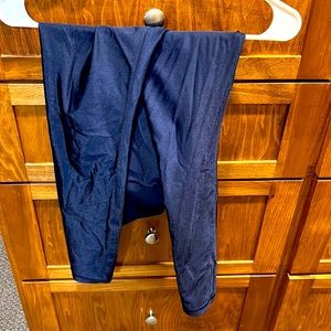 Athleta Elation Shine Tight Navy